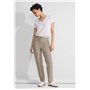 STREET ONE Chino Technostretch Hw, Safari Beige, 40W x 30L Femme Ensemble de Pantalon