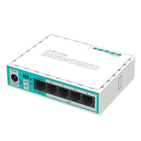 Mikrotik Hex Lite Routeur connecté Blanc
