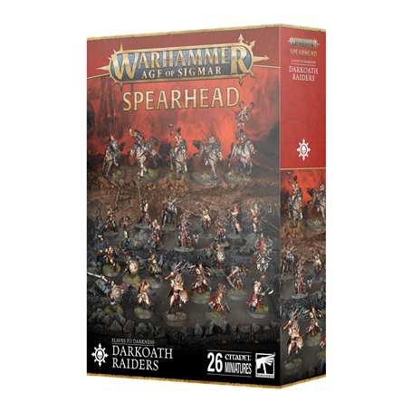 Games Workshop - Warhammer - Age of Sigmar - Tête de lance : esclaves à l'obscurité - Darkoath Raiders (modèle en plastique)