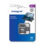Integral Carte Mémoire 32 Go microSDxC Premium Haute Vitesse jusqu'à 100 Mo/s en Lecture, 30 Mo/s en Ecriture, V30 UHS-I U3 + Ad