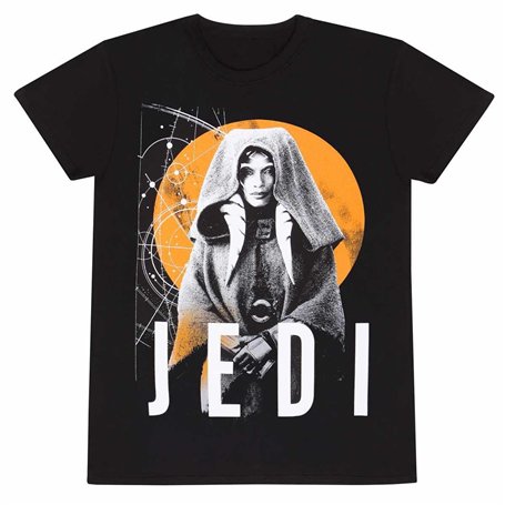 Star Wars T Shirt à Manches Courtes Jedi Noir Unisexe
