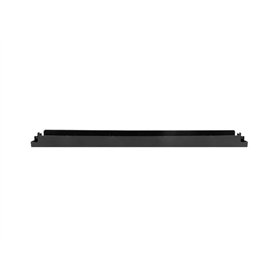Lanberg Cache obturateur 19" 1U Ignifuge, Noir