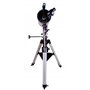 Levenhuk Skyline Plus 115S Newtonian Reflector Night Telescope with Equatorial Mount, Red Dot Finderscope and High Magnification