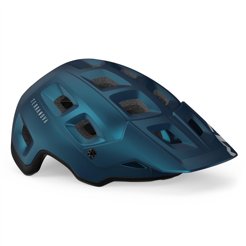 MET Casque Terranova Sport, Bleu/Noir (Multicolore), M