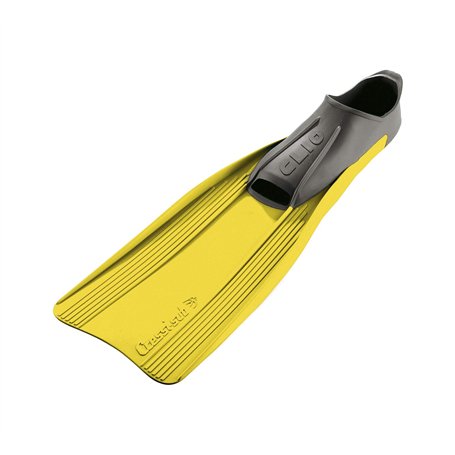 Cressi Clio Palme Chaussante de Plongée/Natation - Adultes et Enfants - Jaune - Taille 39/40