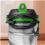 RIBIMEX Aspirateur 30 L by PRASP30IT, RIBIMEX-PRASP30IT-Bidon Solides et liquides 30 L-1200 W, Plastique et métal, Vert, Noir, A
