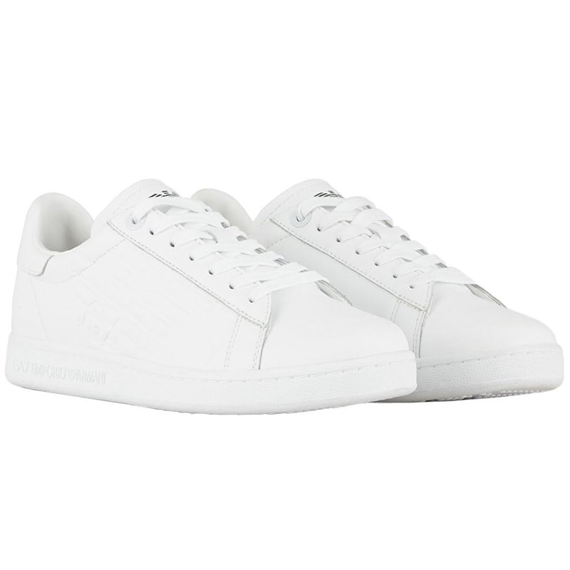 EA7 Side Logo Sneaker Femme Baskets Mode Blanc