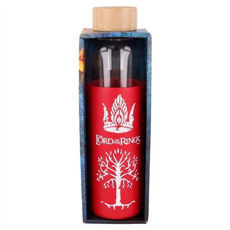 Stor - Bouteille Seigneur des anneaux avec étui silicone 585 ml Cranberry