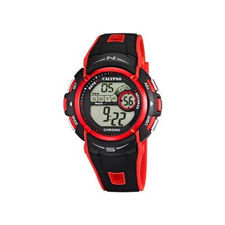 CALYPSO Mixte Digital Quartz Montre avec Bracelet en Plastique K5610/5