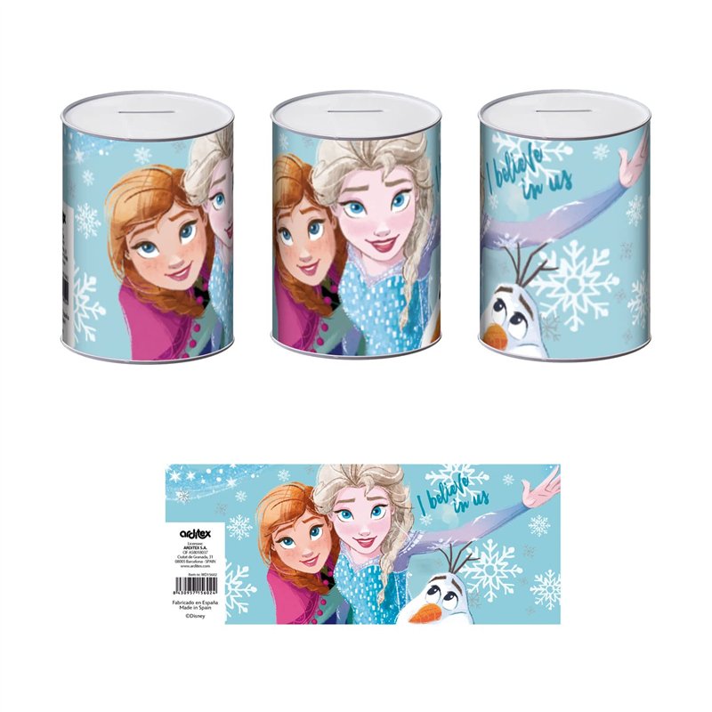 Tirelire - Disney La Reine des Neiges - Taille S - 7.5x7.5x10 cm