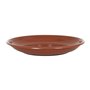 INDE 123834 Soucoupe pour Pot de Fleurs en céramique Marron