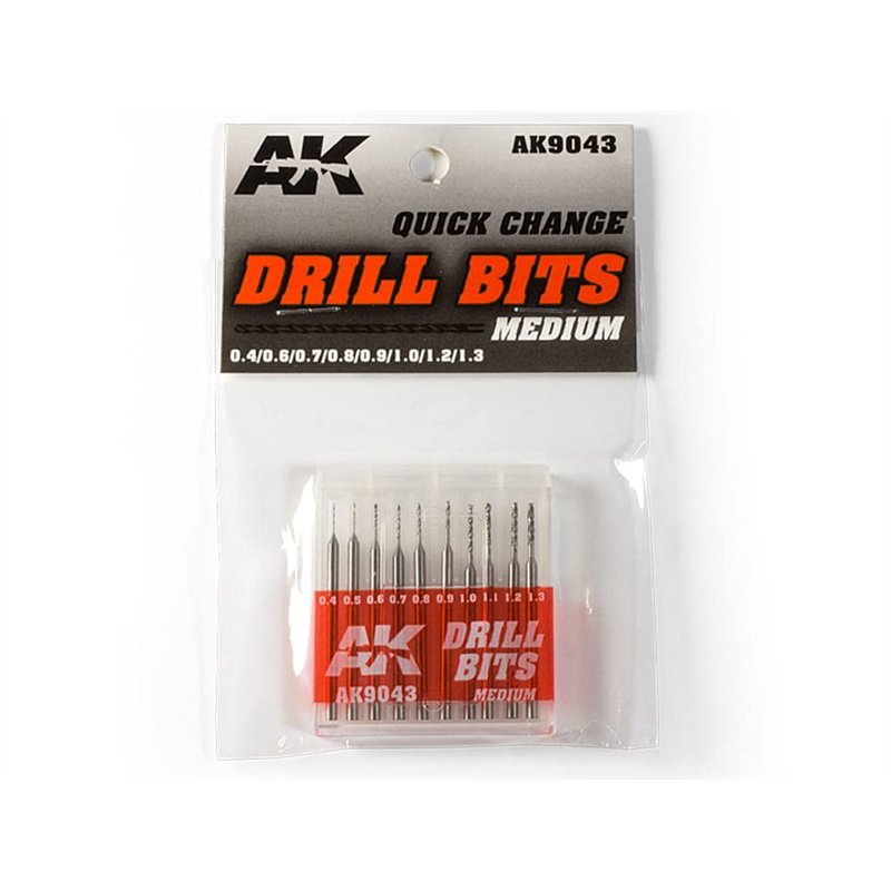 AK TOOLS AK9043 Drill Bits 0,4-1,3 (10pcs)