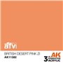 AK Acrylics 3Gen AFV AK11382 British Desert Pink ZI (17ml)