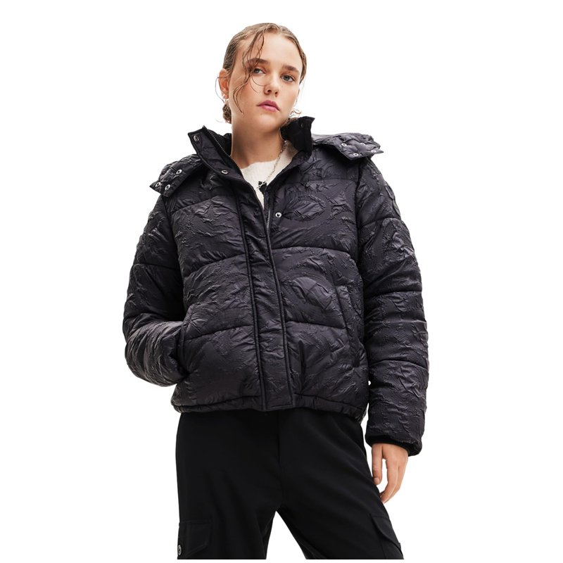 Desigual Padded_Calgary Manteau rembourré pour Femme, Noir