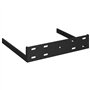VidaXL Étagère murale flottante 4 pcs Noir brillant 23x23,5x3,8 cm MDF