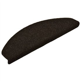 Tapis autoadhésifs de marches 5 pcs Marron 65x21x4cm Aiguilleté