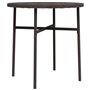 Table à thé Marron 45 cm Résine tressée