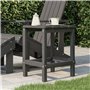 vidaXL Table de jardin Adirondack Anthracite 38 x 38 x 46 cm HDPE