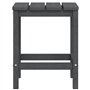 vidaXL Table de jardin Adirondack Anthracite 38 x 38 x 46 cm HDPE