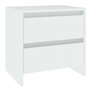 vidaXL Comodino Bianco 45x34,5x44,5 cm in Legno Ingegnerizzato