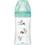 Dodie Biberon Initiation+ Anti-Coliques 3 Vitesses en Verre +0m Vert Oiseaux 270ml