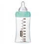 Dodie Biberon Initiation+ Anti-Coliques 3 Vitesses en Verre +0m Vert Oiseaux 270ml