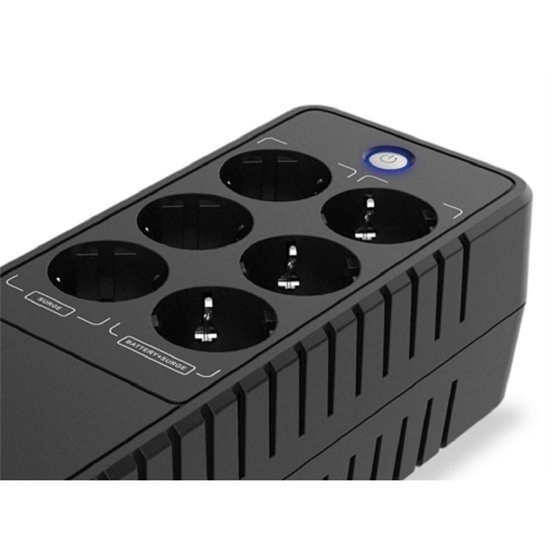 Image secondaire de SAI 600VA CONCEPTRONIC 360W Bureau 6 Prises FICHE Protection Port LAN Modem