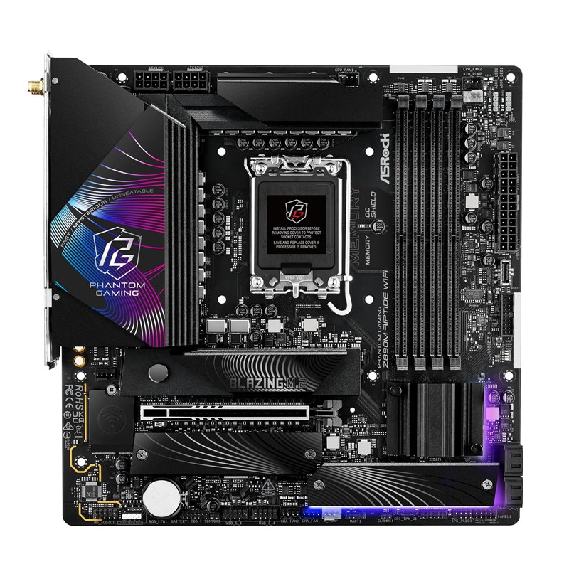 Image secondaire de MB ASRock Intel 1851 Z890M RIPTIDE WIFI