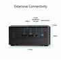 ASUS NUC RNUC13ANKI5048C2I Intel� Core??? i5 i5-1340P 8 GB DDR4-SDRAM 512 GB SSD Windows 11 Pro Mini PC Nero (ASUS - mini PC 134