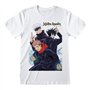heroes inc T Shirt à Manches Courtes Jujutsu Kaisen Trio Blanc Unisexe