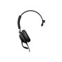 Jabra Evolve2 40 Casque PC Mono Écouteurs Certifié Microsoft Teams à Réduction du Bruit avec Technologie d'Appel à 3 Microphones