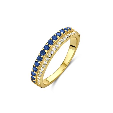 Bague Femme New Bling 9NB-1576-52 12 Doré Bleu