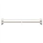 vidaXL Support moniteur en bois de pin massif Blanc 100 x 27 x 15 cm