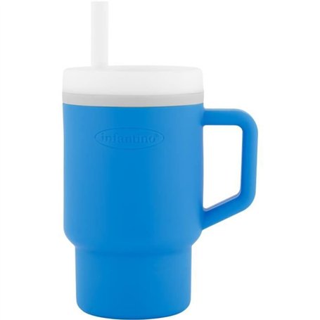 Ma premiere tasse - INFANTINO - Silicone - Bleu océan