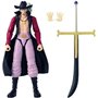 Figurine Anime Heroes articulée -  BANDAI - One Piece - Dracule Mihawk oeil de Faucon - 17 cm