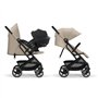 CYBEX - Poussette Beezy BLK - Almond Beige