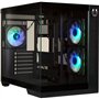 Boîtier PC - BITFENIX - Triton - Cube - ATX - Noir - Verre trempé - USB-C et A-RGB