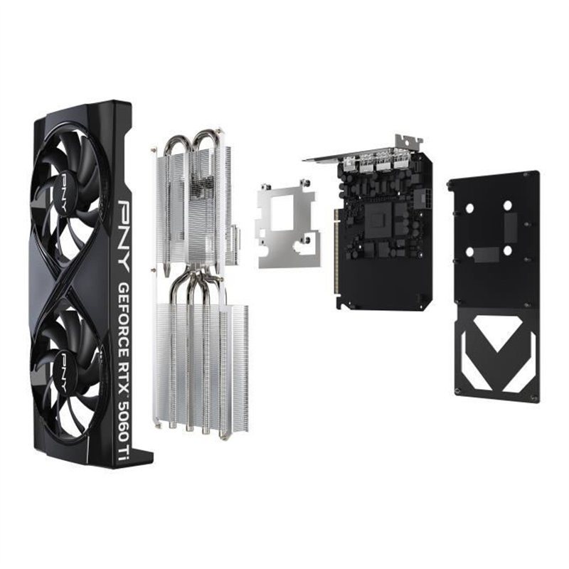 Image secondaire de PNY - Carte graphique - GeForce RTX 5060 Ti - 8GB - Overclocked Dual Fan DLSS 4