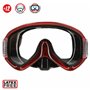 Masque de Plongée avec Tube AquaSport (6 Unités)
