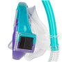 Masque de Plongée avec Tube AquaSport Turquoise (6 Unités)