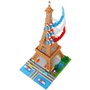 Nanoblock - Bandai - NB057 - Tour Eiffel - 500 pieces - a monter soi-meme - 8 ans et plus