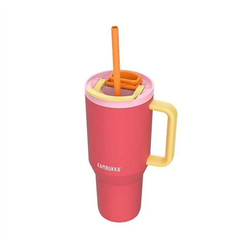 Thermos Kambukka 11-08002 Jaune Rouge Orange Rose Acier inoxydable 950 ml