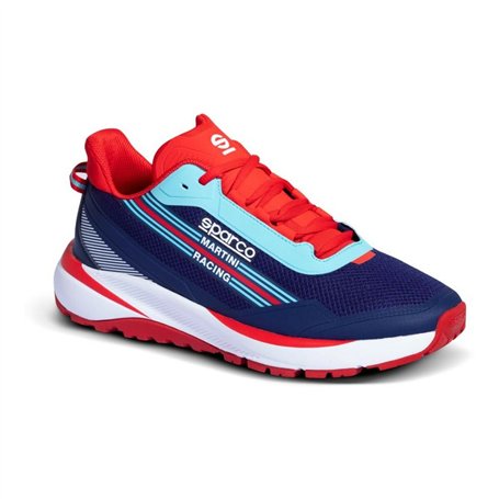 Baskets Sparco S-RUN Martini Racing Bleu 44