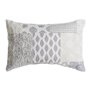 Coussin DKD Home Decor Beige Gris Polyester Patchwork 60 x 10 x 40 cm