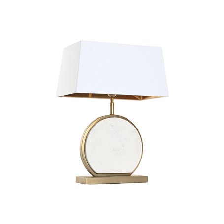 Lampe de bureau Home ESPRIT Blanc Doré 50 W 220 V