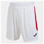 Short de Sport pour Enfants Joma Sport Glasgow Blanc Rouge
