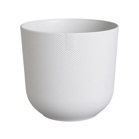 Pot de fleur - Elho - Jazz Rond - Blanc - L 35 x B 34.5 x H 32 cm - Intérieur - 100% recyclé