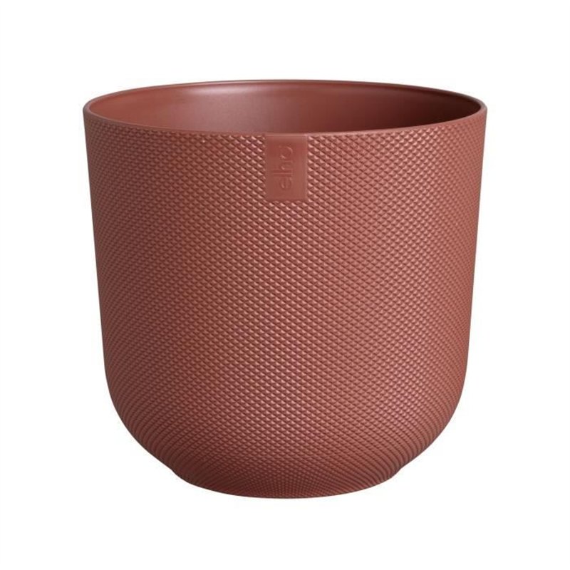 Pot de fleur - Elho - Jazz Rond - Rouge - L 35 x B 34.5 x H 32 cm - Intérieur - 100% recyclé