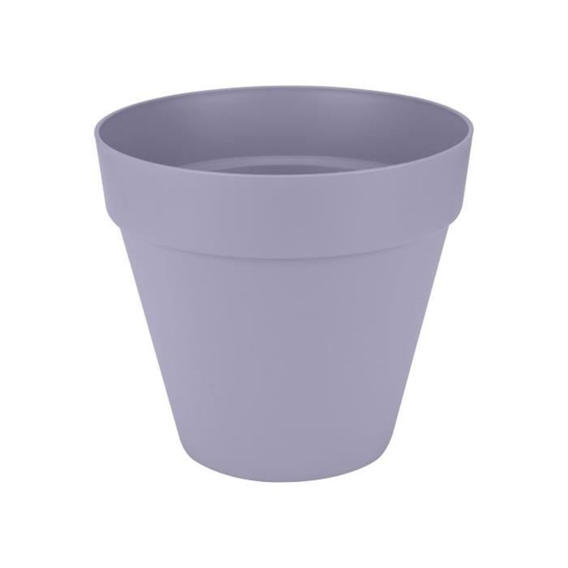 Pot de fleur - Elho - Loft Urban Rond - Roues 50 - Violet - L 49 x B 48.5 x H 45 cm - Extérieur - 100% recyclé