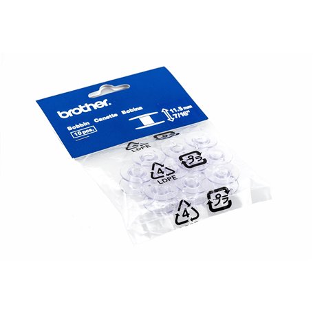 Brother SA156 Lot de 10 bobines à chargement par le haut